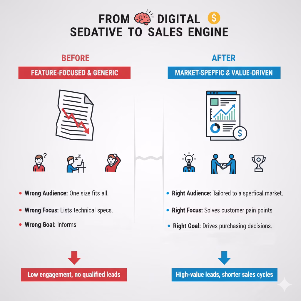 From Digital Sedative to Sales Engine